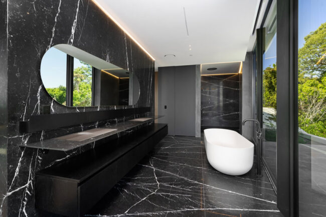 Custom stone countertops and interior design by Castelli Interiors