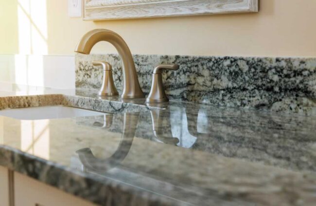 Custom stone countertops and interior design by Castelli Interiors