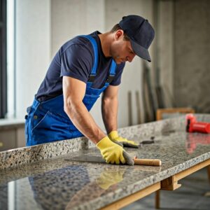 Custom stone countertops and interior design by Castelli Interiors